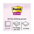thumbnail image 2 of Post-it Notes Super Sticky Pads in Marrakesh Colors, 3 x 3, 70-Sheet, 24/Pack, 2 of 8