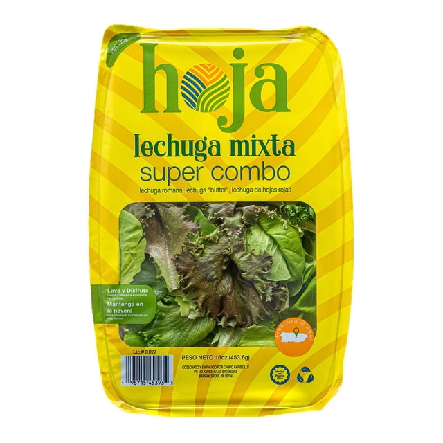 Hoja Lechuga Mixta Super Combo Spring Mix, 16 oz.