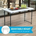 thumbnail image 6 of Lifetime 4' Commercial Grade Adjustable Fold-in-Half Table, 6 of 12