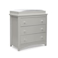thumbnail image 9 of Delta Children Perry 3 Drawer Dresser with Changing Top and Interlocking Drawers, Choose Color, 9 of 14