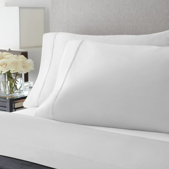 Member’s Mark 700-Thread-Count Egyptian Cotton Solid Pillowcases, Set of 2, Assorted Sizes