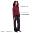 thumbnail image 4 of Express Women's Cropped Button-Down Top, 4 of 6