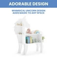 thumbnail image 5 of Delta Children Unicorn Shaped Bookcase, White, 5 of 10