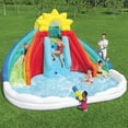 thumbnail image 1 of H2OGO! Rainbow Adventure Kids Inflatable Mega Water Park, 1 of 15