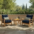 thumbnail image 3 of Cambridge Casual Catalina Teak Deep Seating Rocker, 3 of 10