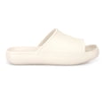 thumbnail image 2 of Totes Women's Ribbed Platform Slide Sandal, 2 of 6