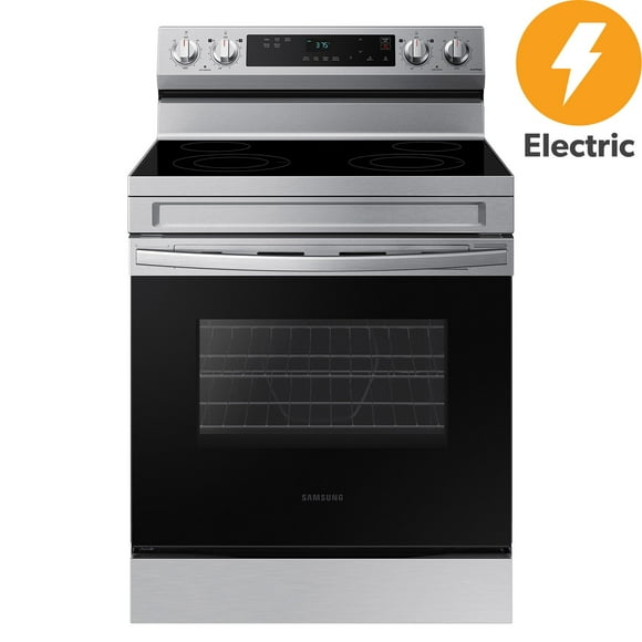 Samsung 6.3 cu. ft. Freestanding Electric Range w/ Steam Clean