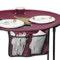 thumbnail image 5 of Logo Brands Texas State Bobcats 27.6in Round Tailgate Table, 5 of 5