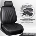 thumbnail image 2 of CarPass Premium Faux Leather 3D Foam Seat Cover-2 Pack, 2 of 7