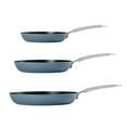thumbnail image 6 of Tramontina 3-Piece Frying Pan Set with Nonstick Interior, Assorted Colors, 6 of 7