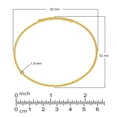 thumbnail image 5 of High Polished Bead Flex Bangle in 14K Gold, 5 of 5