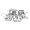 thumbnail image 1 of Cuisinart Chef's Classic Stainless 11 Piece Cookware Set, 1 of 9
