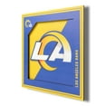 thumbnail image 1 of YouTheFan NFL 12” x 12” 3D Logo Wall Art, 1 of 5