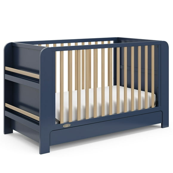 Graco Read-with-Me 4-in-1 Convertible Crib with Drawer, Choose Color