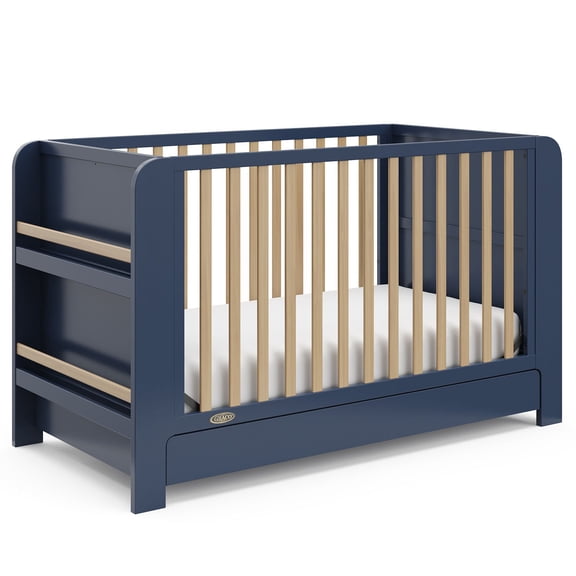 Graco Read-with-Me 4-in-1 Convertible Crib with Drawer, Choose Color