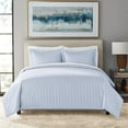 thumbnail interactive-video image 1 of Member's Mark 700-Thread-Count Striped Egyptian Cotton Duvet Cover Set, Assorted Sizes, 1 of 5