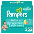 thumbnail image 1 of Pampers Baby Dry Diapers, Sizes 1-7, 1 of 11