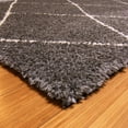 thumbnail image 3 of Thayer Modern Diamond Shag Rug, Assorted Colors & Sizes, 3 of 4