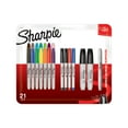 thumbnail image 1 of Sharpie Permanent Markers, Assorted Tips and Colors, 21 Count, 1 of 7