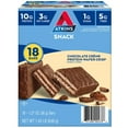 thumbnail image 1 of Atkins Protein Wafer Crisps, Chocolate Creme 18 ct., 1 of 9