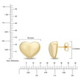 thumbnail image 3 of Neuhardt Bold Heart Earrings in 18K Gold Vermeil, 3 of 7