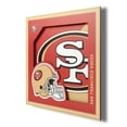 thumbnail image 1 of YouTheFan NFL 12” x 12” 3D Logo Wall Art, 1 of 5