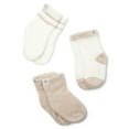 thumbnail image 1 of Barefoot Dreams Baby 3-Pack CozyChic Lite Sock, 1 of 6