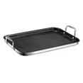 thumbnail image 1 of Cuisinart FusionXtra+ Ceramic Nonstick Tri-Ply Stainless Double Burner Griddle 19.5" x 12.5", 1 of 8