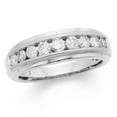 thumbnail image 1 of 1.00 CT. T.W. Round Cut Single Row Mens Diamond Band in 14K Gold, 1 of 2