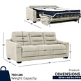 thumbnail image 8 of Stearns & Foster Court Queen Sofa Bed with 8" Hybrid Mattress, 8 of 10