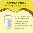 thumbnail image 4 of Nestle NIDO Fortificada Dry Whole Milk Powder, 4.85 lb., 4 of 10