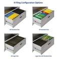 thumbnail image 12 of Seville Classics UltraHD Storage Cabinet with Bottom Drawer, 36” W x 18” D or 24” D x 72” H, 12 of 25
