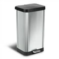 thumbnail image 1 of GLAD Anti-Microbial Odor Protection 20 Gallon Stainless Steel Step Trash Can, 1 of 8