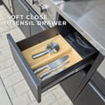 thumbnail image 11 of Backyard Discovery Luxury Galvanized Steel Covered Outdoor Kitchen w/ Grill & Pizza Oven, 11 of 26
