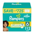 thumbnail image 1 of Pampers Swaddlers Diapers, Sizes Newborn-8, 1 of 10
