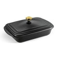 thumbnail image 2 of Tramontina 13.6" x 9.6" Ceramic Covered Bakeware with Stainless Steel Knob (Choose Color), 2 of 7