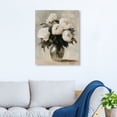 thumbnail image 3 of Cream Roses Vase Floral Canvas Print by Oliver Gal Prints, 3 of 5