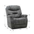 thumbnail image 10 of Nathan Dual Motor Lift Recliner with Heat, Power Headrest and Lumbar, Choose Color, 10 of 12