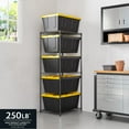 thumbnail image 10 of Member's Mark 5-Tier Storage Tote Rack, 23.2"W x 31"D x 69.5"H, 10 of 14