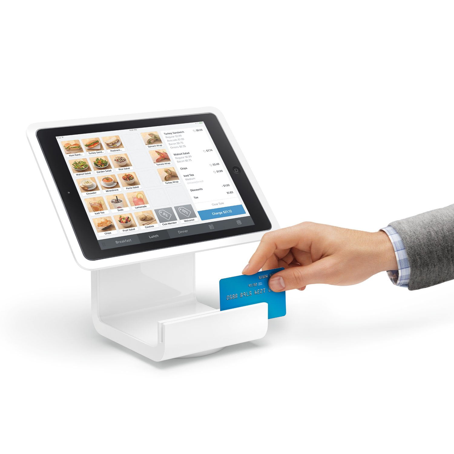 Square Stand 新品未使用／iPad 美品 セット Square Stand for iPad with Contactless and Chip Reader - Samsclub.com