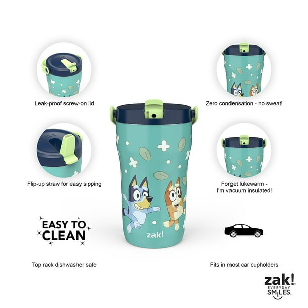 Zak Designs 14-oz. Stainless Steel Double Wall Sutton Grip Tumbler