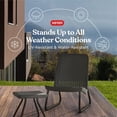 thumbnail image 9 of Keter Rio Resin Outdoor Wicker Patio Furniture Set, 3pc, 9 of 11