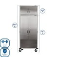 thumbnail image 6 of Seville Classics UltraHD 8-Piece Rolling Steel Garage Storage Cabinet With Stacker Set, 12 Feet Wide, 6 of 16