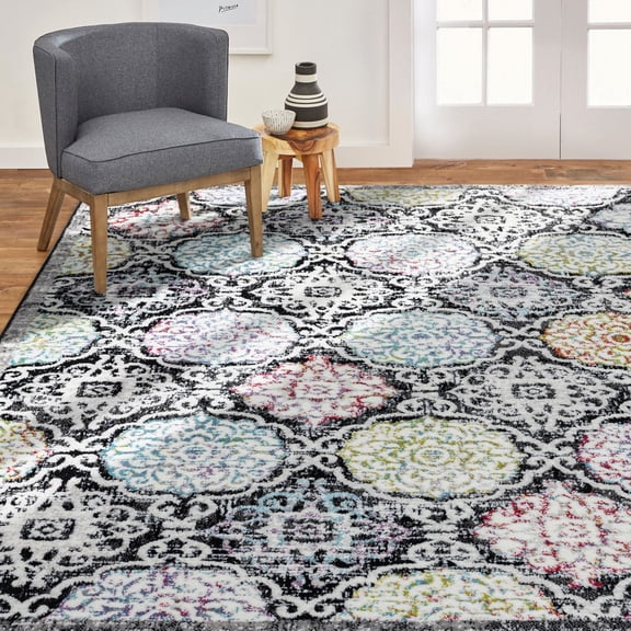 Home Dynamix Boho Andorra Transitional Damask Area Rug, Assorted Sizes and Designs