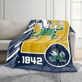 thumbnail image 2 of Logo Brands Notre Dame Fighting Irish 60"x70" Super Plush Blanket, 2 of 6