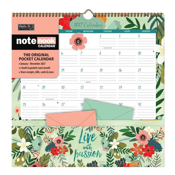2027 Shine Within Note Nook Calendar by Mia Charro