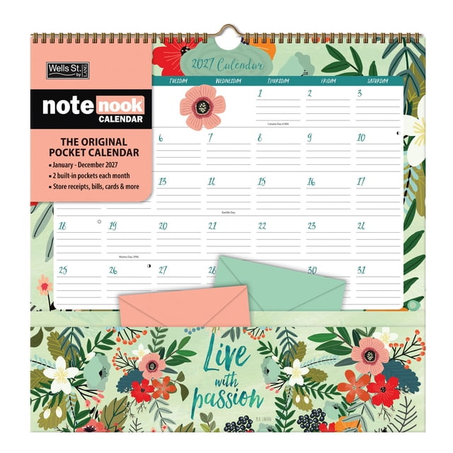 2027 Shine Within Note Nook Calendar by Mia Charro