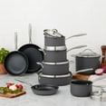 thumbnail image 3 of Member‘s Mark 15Piece Hard Anodized Nonstick Cookware Set, 3 of 21