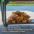 thumbnail image 11 of Backyard Discovery Heritage Steel Grill with Wood Fire and Charcoal, 11 of 13