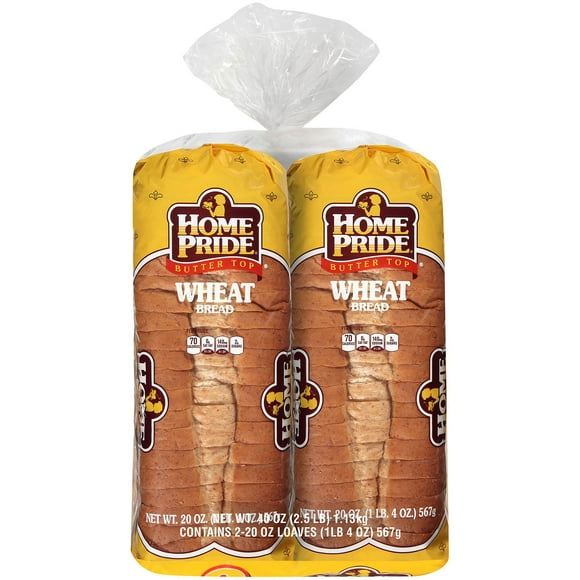 Home Pride Butter Top Wheat Bread 20 oz., 2 pk.